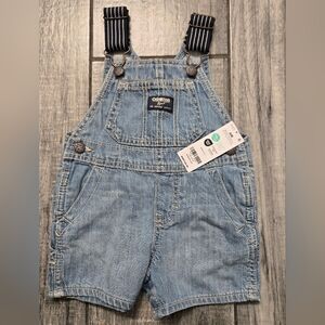 ☕️NWT OSH-KOSH B'GOSH VESTBAK OVERALLS SHORTS SIZE 6 MONTHS